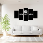 Mosaico Em 5 Peças Personalizado