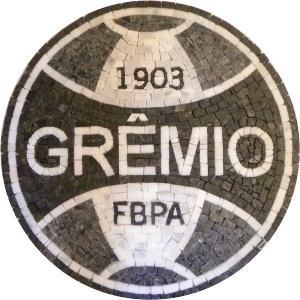 Mosaico Mandala Símbolo Do Grêmio R366 - 70 Cm