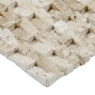 Mosaico Mármore Acetinado Cunha Spacato 28x28cm Trento Marmi