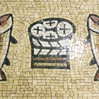 Mosaico Milagre Da Multiplicação De Paes E Peixes - 60 Cm