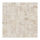 Mosaico Pedra 30x30cm Mármore Bege Anticatto