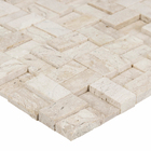 Mosaico Pedra 30x30cm Mármore Bege Anticatto