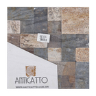 Mosaico Relevo Ferro 30x30cm Anticatto