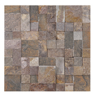 Mosaico Relevo Múltiplo Corten 30x30cm Anticatto