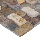 Mosaico Relevo Múltiplo Natural 30x30cm Anticatto