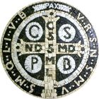 Mosaico Religioso Cruz De São Bento I - 100cm