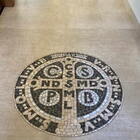 Mosaico Religioso Cruz De São Bento I - 80cm