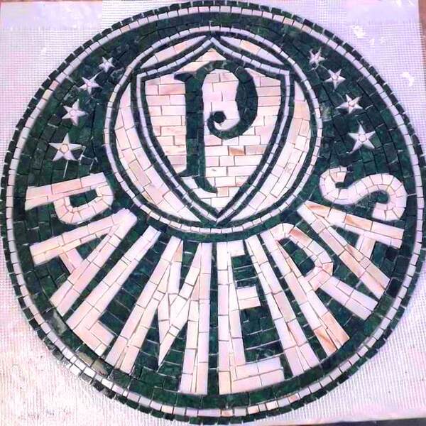 Mosaico Time De Futebol Símbolo Palmeiras I - 80cm