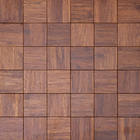 Mosaico WD10  Wood Mosaic Marrom 30x30cm Glass Mosaic