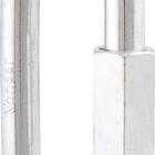 Mosquetão Com Rosca 3/16" Leve Galvanizado - Vonder