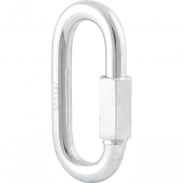 Mosquetão Com Rosca 3/8" Leve Galvanizado - Vonder
