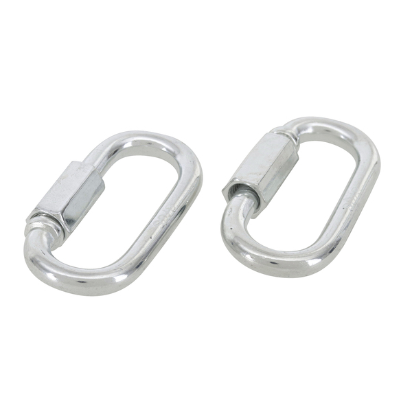 Mosquetão com Trava Roscada Aço Zincado 6x80mm até 400kg Carbografite