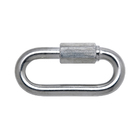 Mosquetão com Trava Roscada Aço Zincado 8x80mm até 800kg Carbografite