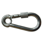 Mosquetão com Trava Roscada Aço Zincado 9x90mm até 250kg Carbografite