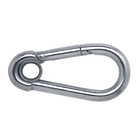 Mosquetão com Trava Simples Aço Zincado 9x90mm até 250kg Carbografite