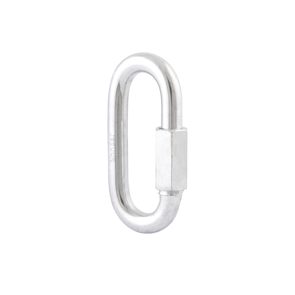 Mosquetão Oval Aço Trava Roscada até 70kg