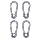 Mosquetão Trava Simples 40mm Aço Carbografite