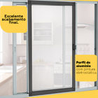 Mosquiteira  Janela De Correr Preto 1,00 X 1,20m