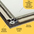 Mosquiteira Corredeira Branca 1,00x1,20m Com Tela Pet