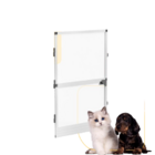 Mosquiteira Para Porta 120x2,10 Cinza Com Tela Resistente À P