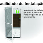 Mosquiteira Porta Bronze 1,00x2,10