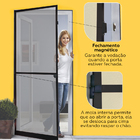 Mosquiteira Porta Preta 1,20x2,10