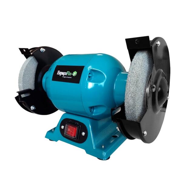 Moto Esmeril De Bancada Espaçofix Azul 300w 127v