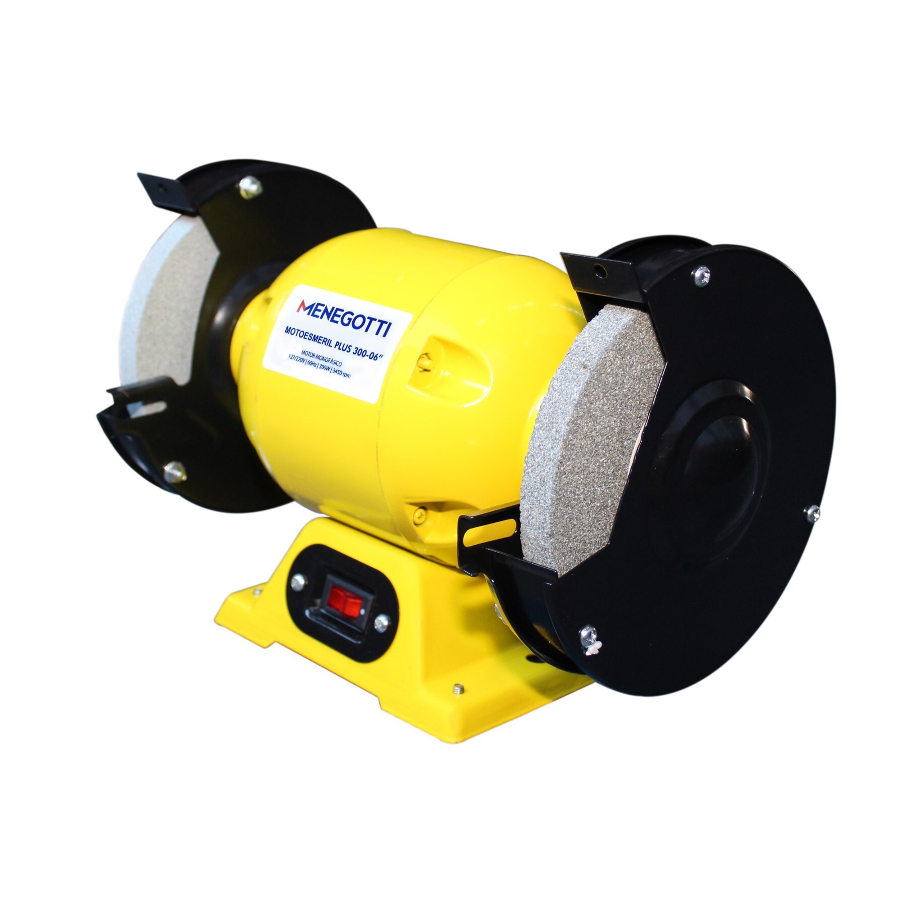 Moto Esmeril Plus 300-6 300W Bivolt Menegotti | Leroy Merlin