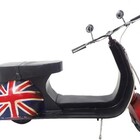 Moto Londres Vespa Modelo Metal Fundido Vintage Retro