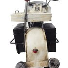 Moto Motocicleta Police Londres Vintage Retro De Metal Fundid