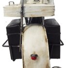 Moto Police Miniatura  Londres Vintage De Metal Fundido