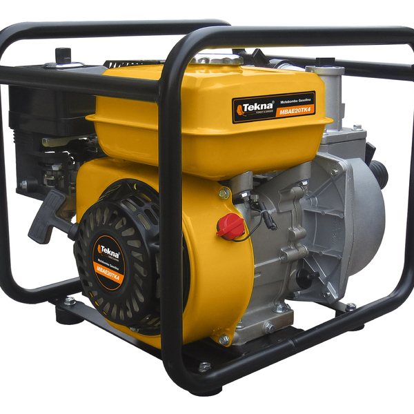 MOTOBOMBA AUTOESCORVANTE 2X2 A GASOLINA 4 TEMPOS 5,5HP 163CC COM VAZÃO DE 34m³/h