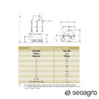 Motobomba Centrífuga Submersível Bcs-205 2cv Trif 380v Schnei