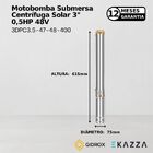 Motobomba Sub. Centrífuga Solar 3" 3dpc3.5-47-48-400 0,5hp 48