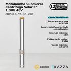 Motobomba Sub. Centrífuga Solar 3" 3dpc3.5-95-48-750 1,0hp 48