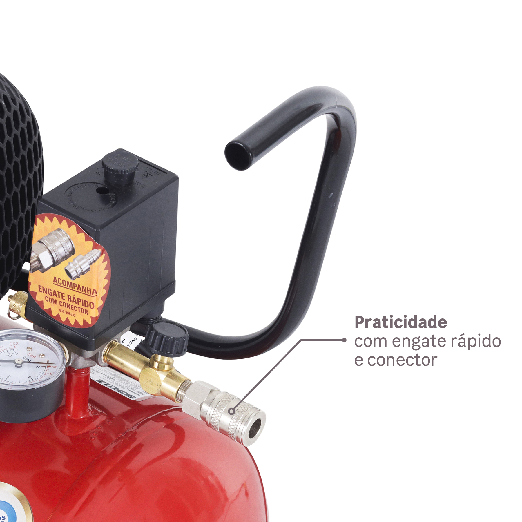 Engate rápido com conector