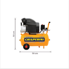 Motocompressor de Ar 21L 2HP 127V (110V) Chiaperini MC7 7.6