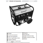 Motogerador Gasolina Buffalo Plus 8,5kva Monofásico 115/230v