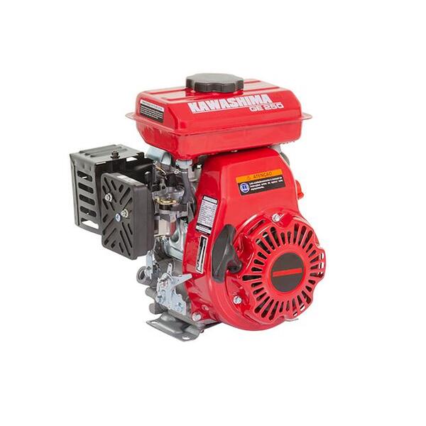 Motor Estacionário À Gasolina Kawashima Ge250 105cc 2,5hp Std