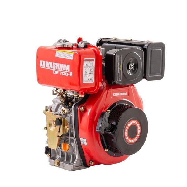 Motor Estacionário Diesel Kawashima De-700e 296cc 7hp Com Par