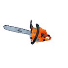 Motosserra Gasolina 45cc Com Sabre 16 Mt450 Terra Equipamentos