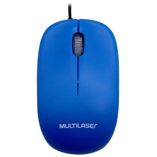 Mouse Box Optico Azul Usb Multilaser Mo293