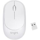 Mouse Bright S/fio Branco Ms001