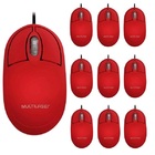 Mouse Classic Usb Box Optico Full Vermelho Multilaser Mo303