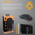 Mouse Gamer 4000dpi Com Teclas Macro Rgb Original 5+ Nemesis