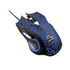 Mouse Gamer Multilaser 2400dpi 6 Botões Preto Com Led- Mo250
