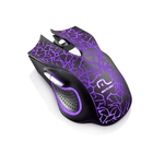 Mouse Gamer Multilaser 2400dpi 6 Botões Preto Com Led- Mo250