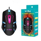 Mouse Gamer Óptico Led Rgb 3200dpi Usb - Weibo M-39