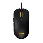 Mouse Gamer Pcyes Basaran Black Vulcan - 12400 Dpi - Rgb - 6