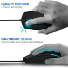 Mouse Gamer Philips 9304 Óptico Usb 6400 Dpi